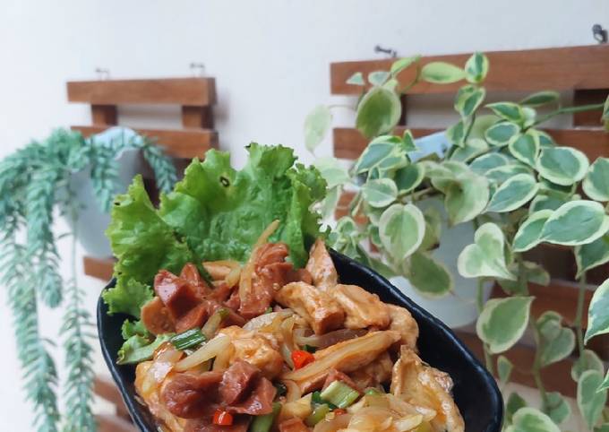 Langkah Mudah untuk Membuat Sosis Otak&#34; Saus BBQ 🥓🥓 Anti Gagal