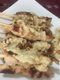 Foto resep Sate ayam santan pedas #ketopad
