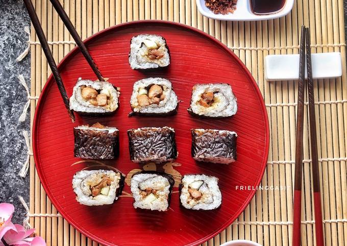 Resep Lemper Gulung Nori Isi Ayam Kecap Oleh Frielingga Sit Cookpad