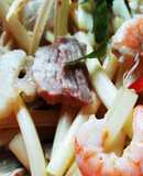 Nộm ngó sen tôm thịt đơn giản