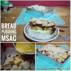 Bread pudding (roti gandum) menu diet রেসিপির প্রধান ছবি