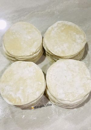 Foto resep Cara bikin kulit gyoza / pangsit rebus