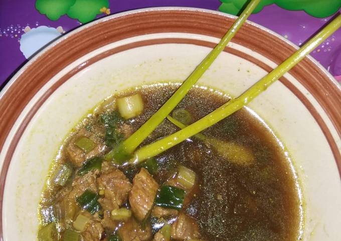 Resep 163) Rawon Daging Sapi (Bumbu Instan) #pr_uuenaktenanrek Anti Gagal