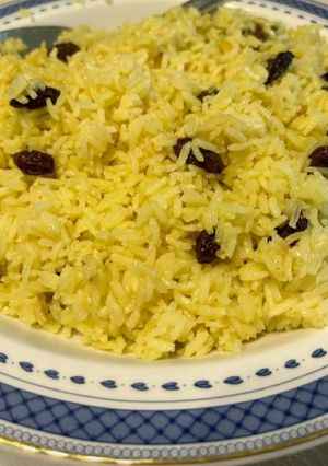 Foto de Arroz de Açafrão e Passas