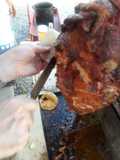 Tacos al pastor al carbón tipo Jonathan