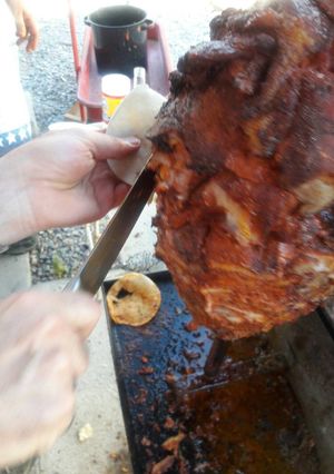 Una foto de Tacos al pastor al carbón tipo Jonathan
