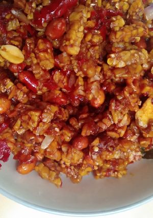 Foto resep Kering tempe kacang