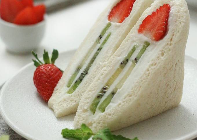Cara bikin Fruit Sando/Fruit Sandwich Cara bikin Fruit Sando/Fruit Sandwich