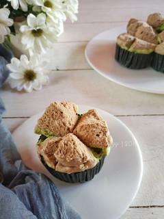 Foto resep Bolu Kukus Choco Green Tea (1 Telur)