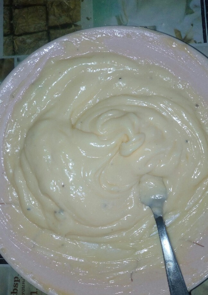 Una foto de Mayonesa, casera, bien rica, fácil y práctica