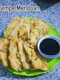 Tempe Mendoan (tempe biasa + saus homemade)