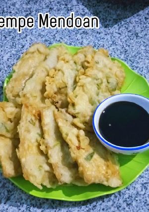 Foto resep Tempe Mendoan (tempe biasa + saus homemade)