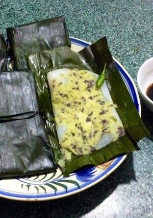 Hình của món Bánh nậm chay.