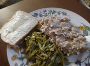 A picture of beef stroganoff with cream of mushroom