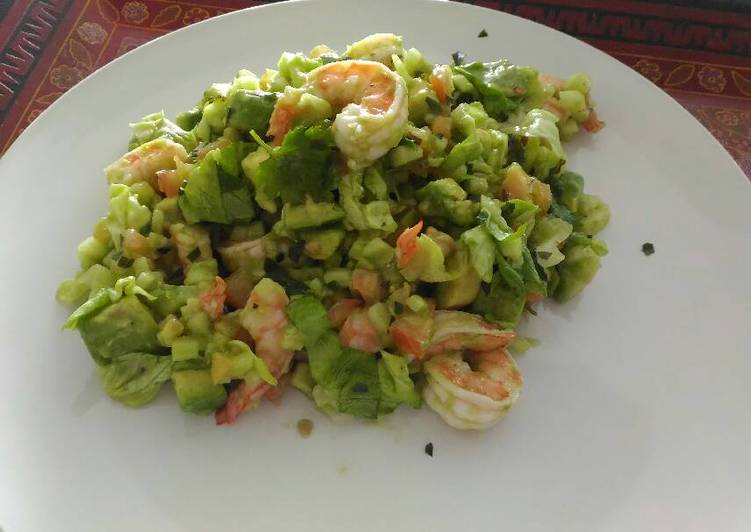 Steps to Make Favorite Shrimp avocado salad