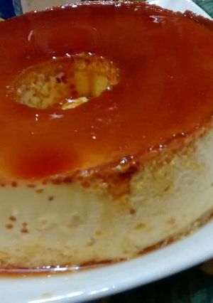 Una foto de Flan de huevo