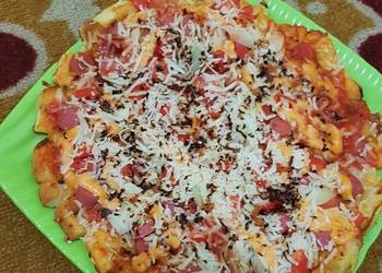 Resep Unik Pizza roti tawar rumahan Enak Sederhana