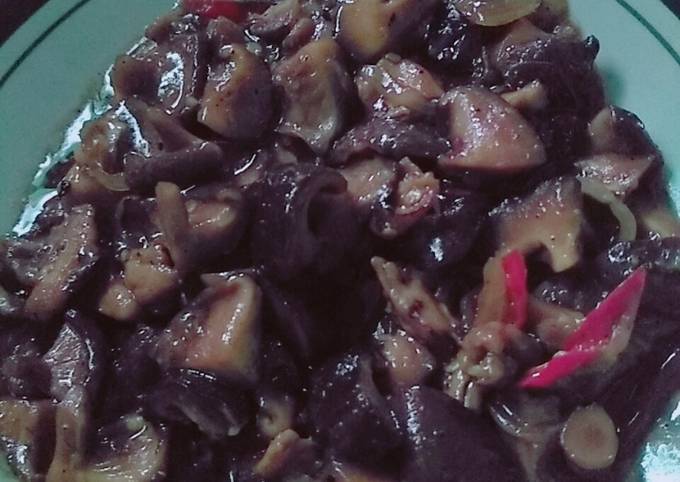 Resep Ayam Jamur Lada Hitam Oleh Sulasmi Danardji Cookpad