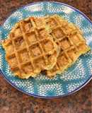 Waffles vegetarianos
