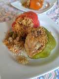 Poivrons Farcis au Riz et à la Viande de Veau