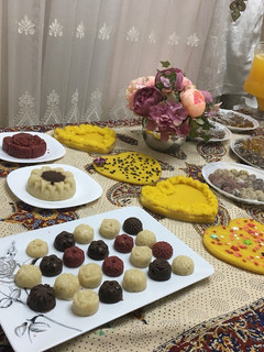 عکسی از دستور حلوا نارگيلي 👩🏻🍳