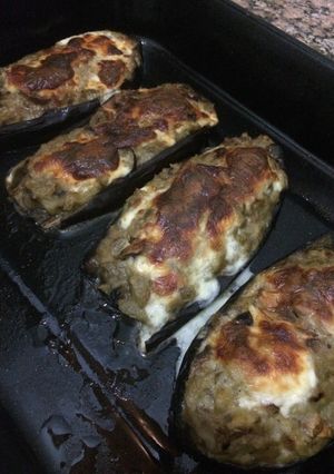 Una foto de Berenjenas rellenas