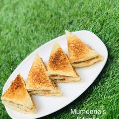 Grilled sardine sandwich A picture of Grilled sardine sandwich.