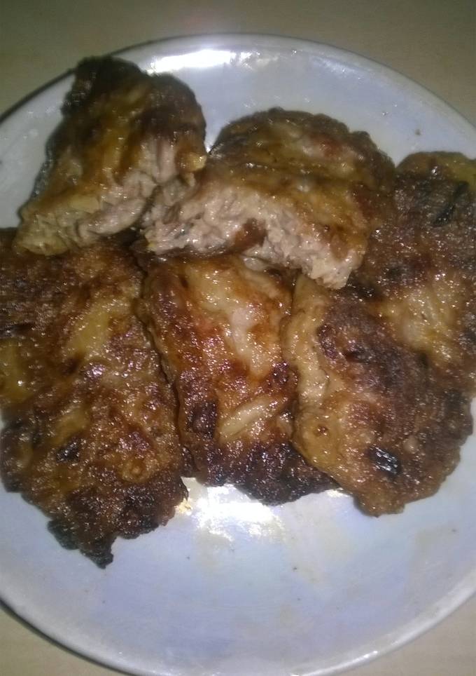 Оладьи из мяса