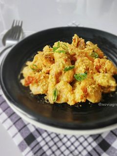 Foto resep Udang saus telur asin