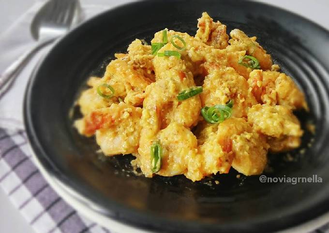 Resep Udang Saus Telur Asin Oleh Nella Novia Cookpad