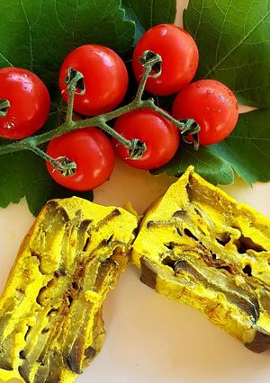 Une photo de Flan aubergines