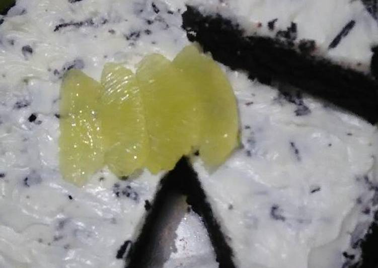 🍰.Cake oreo 1/2 recipe 🍫(no blender2an)