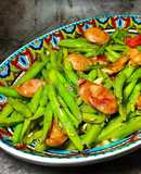 Đậu Que Xào Tỏi & Xúc Xích Đức