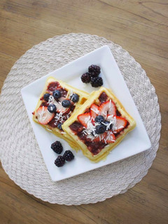 Una foto de Waffles Mels (Veganos)