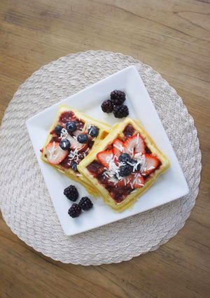 Una foto de Waffles Mels (Veganos)