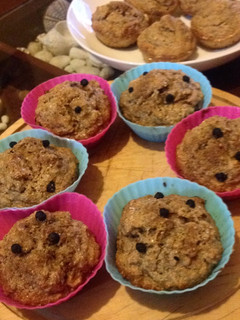 Una foto de Muffin integral banana nuez