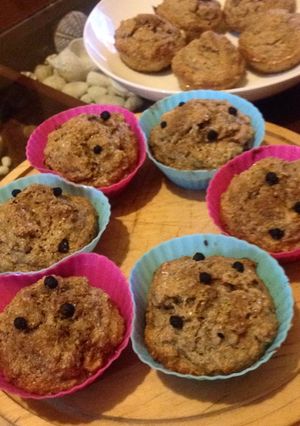 Una foto de Muffin integral banana nuez