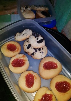 Una foto de Pepas de membrillo y una con sorpresa