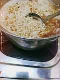 Mie telor pakai bamboe tom yum apa adanya banget