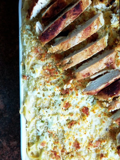 A picture of Bechamel pasta.