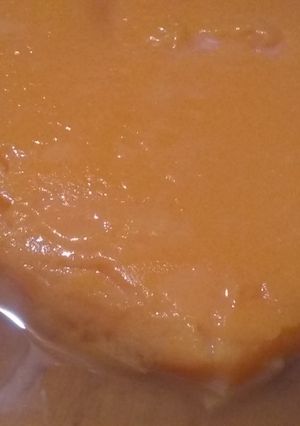 Una foto de Flan de zapallo