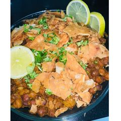 A picture of Black Chana Chat.