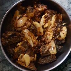A picture of Desi style kerala bhindi.
