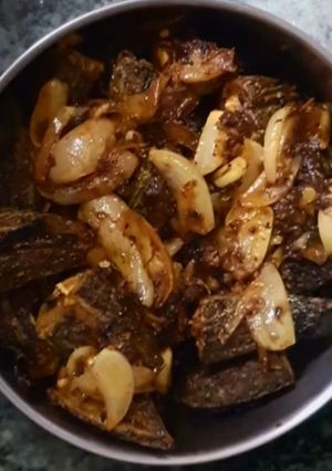 A picture of Desi style kerala bhindi.