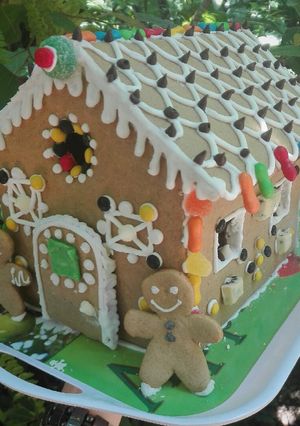 Una foto de Casita de jengibre o jengibre bread house