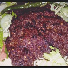 A picture of Chapli Kabab.