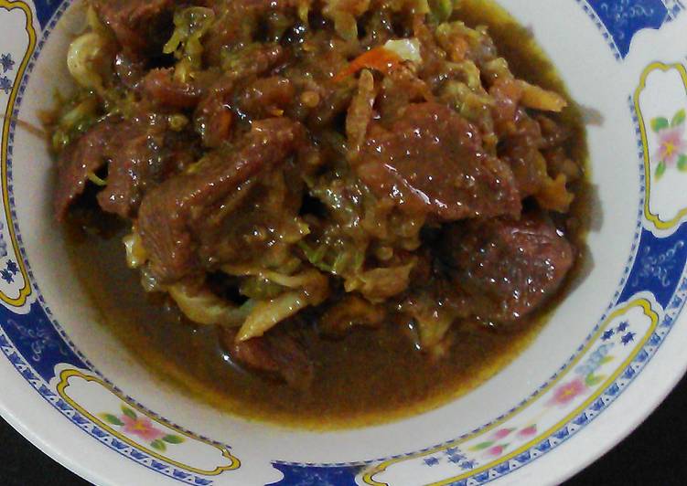 Sate goreng sapi