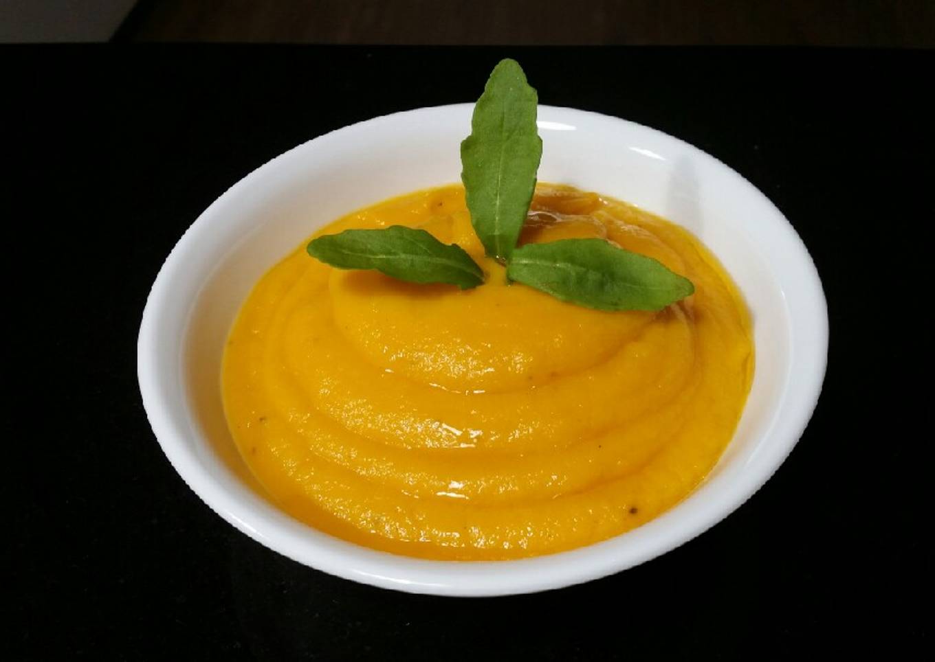 Crema de calabaza y zanahoria