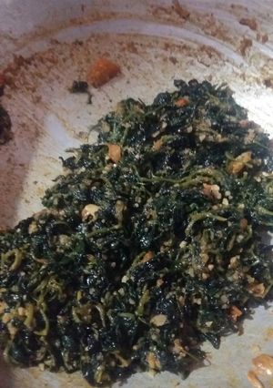 A picture of Methi ki simple bhaji.