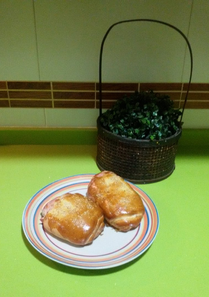 Una foto de Napolitanas de jamon y queso con thermomix